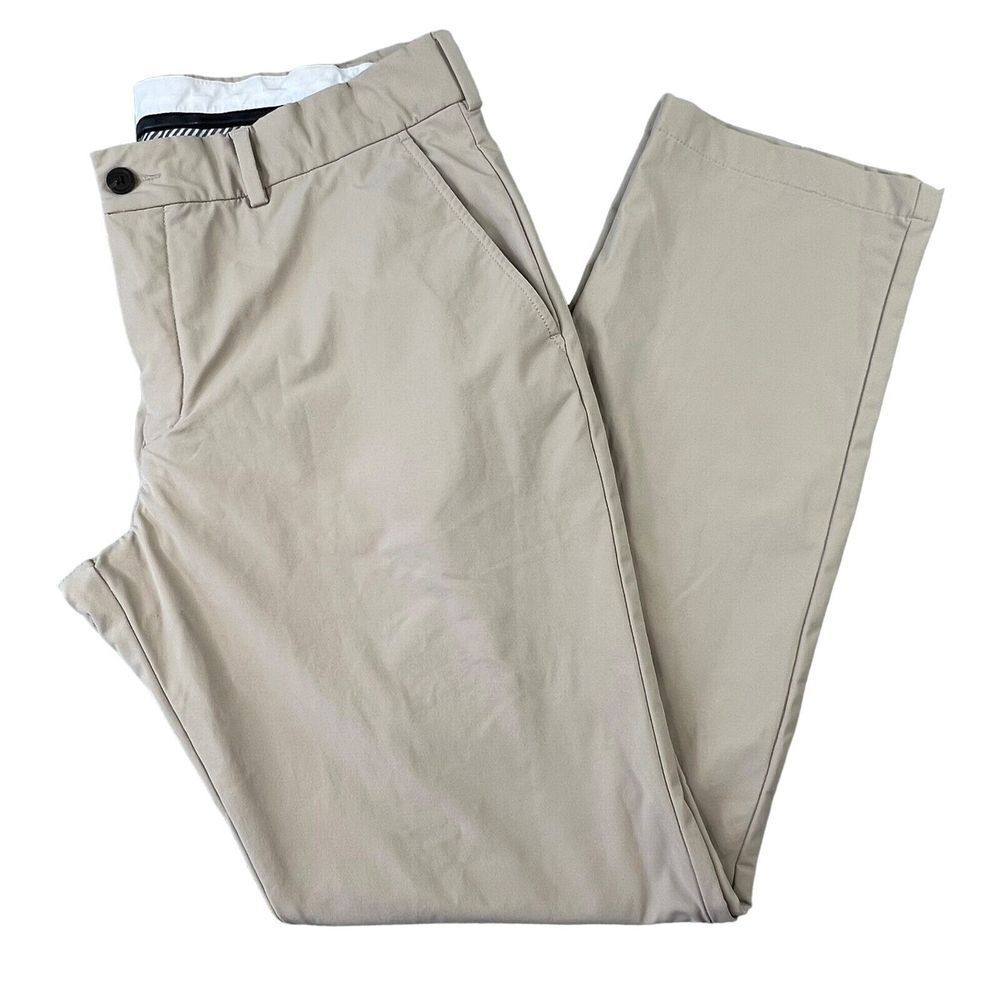 KJUS Mens Ike Pants‎ Size 52 L Khaki MG20-901 US 36x32 Preppy Golf Chinos